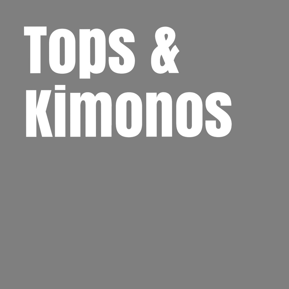 Tops Kimonos Section